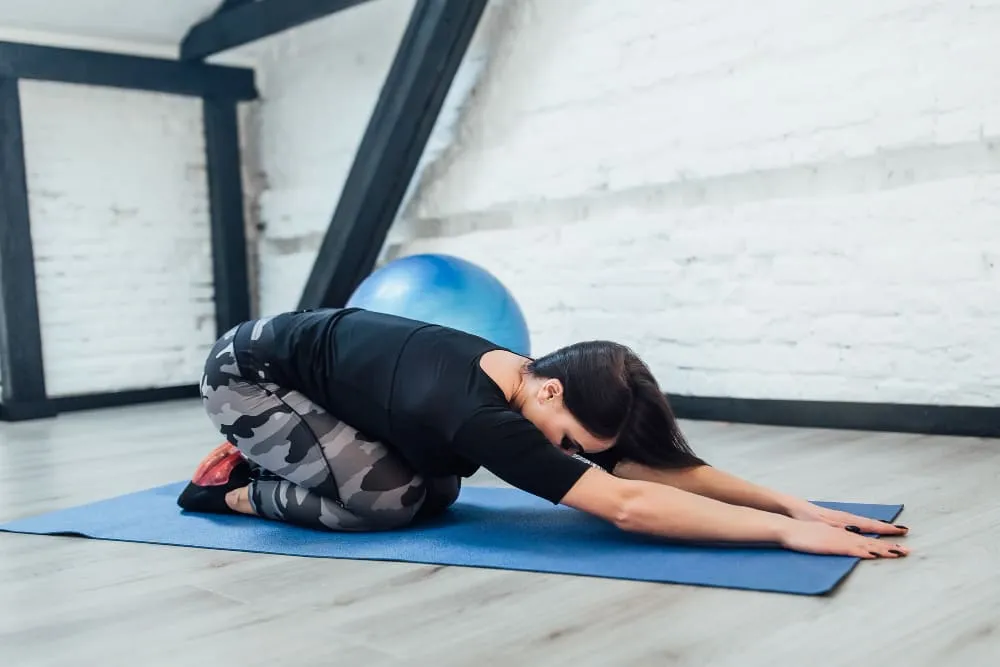 child pose